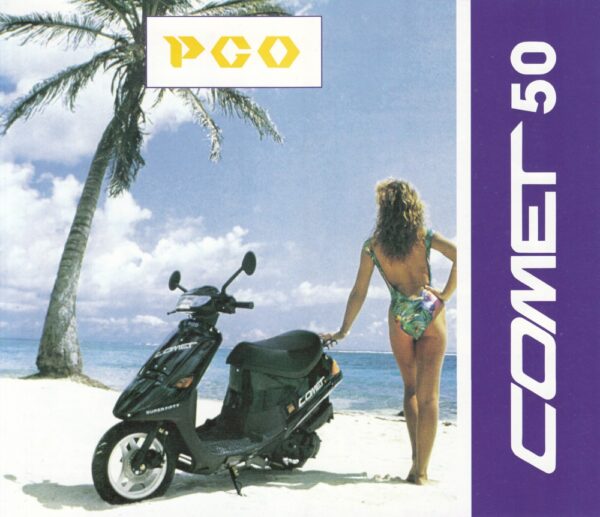 Comet 50 1991 vielleicht PGO Comet 50 + Prospekt brochure + 4 Seiten