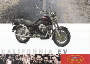 EV MOTO GUZZI California EV 80 + Prospekt flyer Werbung + 1 Blatt / 2 Seiten