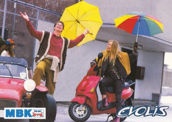 Evolis 50 1990er MBK Evolis 50 + Prospekt brochure + 4 Seiten