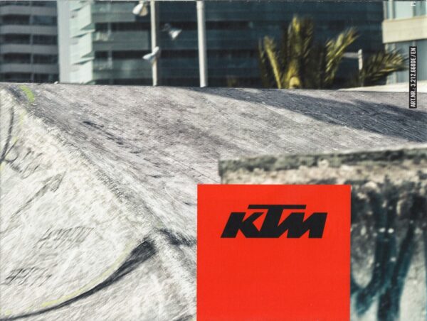 KTM, Freeride + E Modelle + Falt-Prospekt brochure + ca. 18 Din-A4-Seiten
