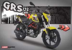 KSR MOTO GRS 125 + Prospekt flyer + 1 Blatt / 2 Seiten