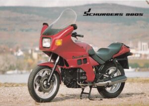 Titelseite: BMW, Schurgers 980 S + Prospekt flyer + 1 Blatt 2 Seiten