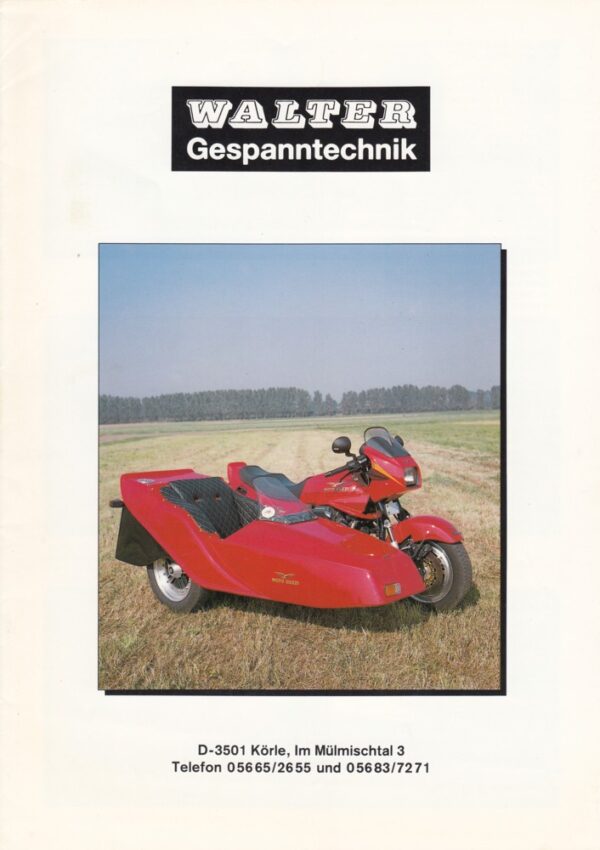 WALTER Gespanntechnik + Prospekt brochure + 4 Seiten