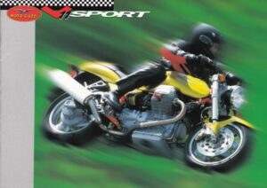 Sport 1999 bis 2014 MOTO GUZZI V 11 Sport + Prospekt brochure + 8 Seiten