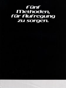 Titelseite: YAMAHA + fünf Methoden ... + Prospekt brochure + 12 Seiten