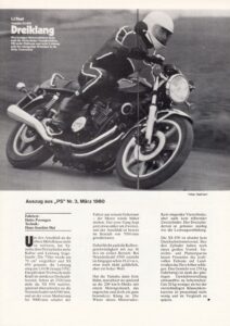 Titelseite: YAMAHA XS 850 + Test & Technik + so urteilt die Presse + 4 Seiten