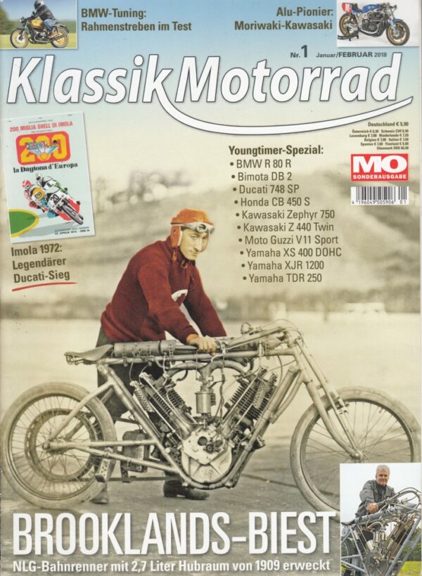 MO Klassik Motorrad 1/2018 – NLG-Bahnrenner Baujahr 1909; Youngtimer-Spezial