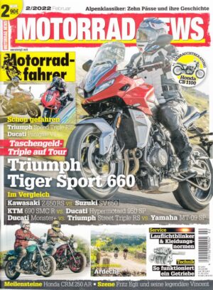 02 MOTORRAD NEWS 2/2022 – Kawasaki Z 650 RS vs. Suzuki SV 650