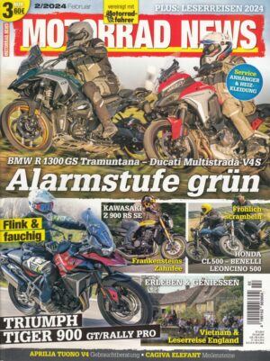 MOTORRAD NEWS 2/2024 – BMW R 1300 GS vs. Ducati Multistrada V4 S