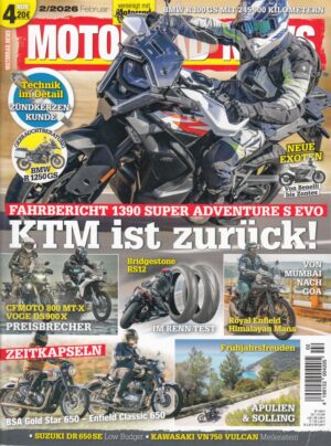 MOTORRAD NEWS 2/2026 – KTM 1390 Super Adventure S EVO