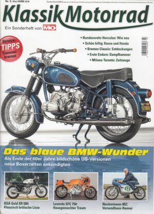 MO Klassik Motorrad 3/2019 – BMW R 69 US; Laverda 750 SFC