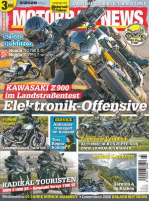 MOTORRAD NEWS 3/2025 – Kawasaki Z 900, Triumph Speed Twin 900
