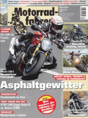 Motorradfahrer 4/2014 – Ducati Monster 1200 S, Yamaha MT-07