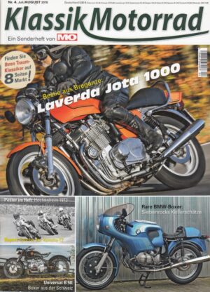 MO Klassik Motorrad 4/2018 – Laverda Jota 1000; Universal B 50