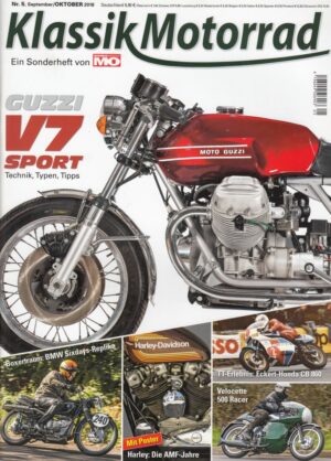 MO Klassik Motorrad 5/2018 – Moto Guzzi V7 Sport; Velocette 500 Racer