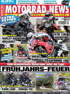MOTORRAD NEWS 5/2013 – Kawasaki Z 800 vs. Yamaha FZ8