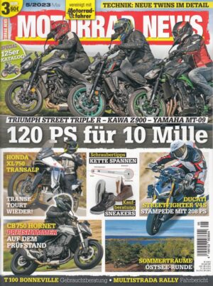 MOTORRAD NEWS 5/2023 – Honda XL 750 Transalp, Honda CB 750 Hornet