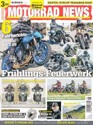 MOTORRAD NEWS 6/2023 – Suzuki GSX-8S, Yamaha Niken GT