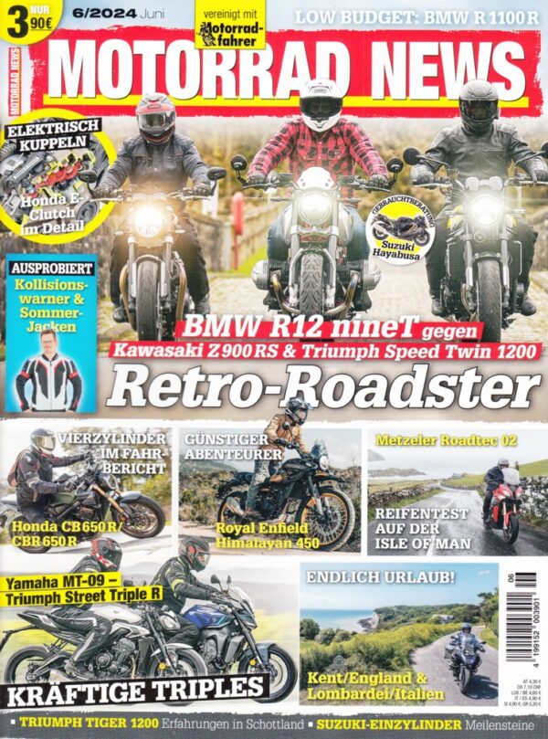 MOTORRAD NEWS 6/2024 – BMW R 12 nineT im Vergleich