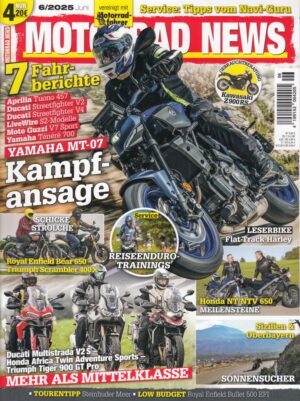 MOTORRAD NEWS 6/2025 – Royal Enfield Bear 650 vs. Triumph Scrambler 400 X