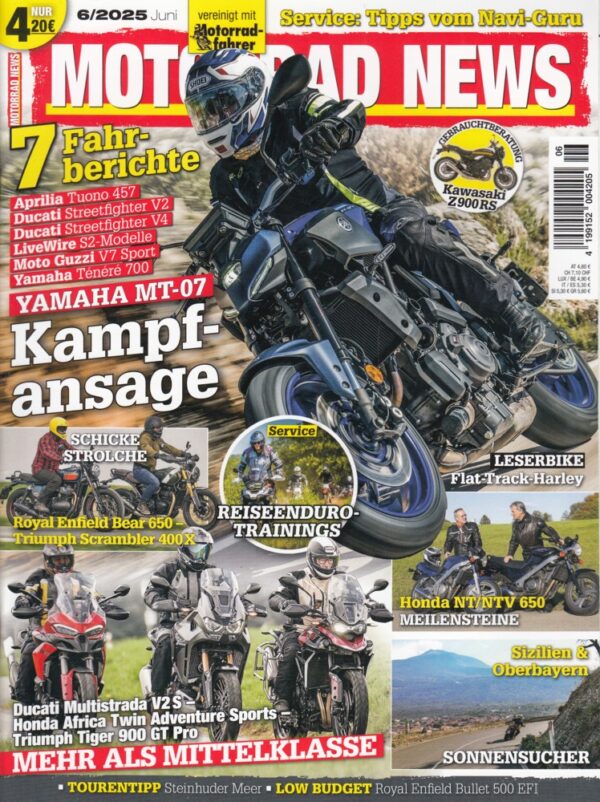 MOTORRAD NEWS 6/2025 – Royal Enfield Bear 650 vs. Triumph Scrambler 400 X