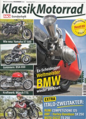 06 MO Klassik Motorrad 6/2022 – Münch TTS; Yamaha XT 500; Ducati 851