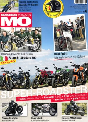 MO 6/2014 – Honda VFR 800 F, BMW C evolution, Yamaha XV 950