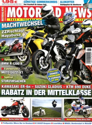 MOTORRAD NEWS 6/2012 – Kawasaki ZZR 1400 vs. Suzuki Hayabusa