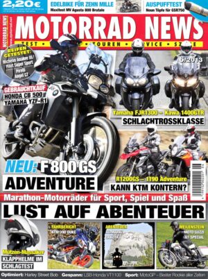 MOTORRAD NEWS 6/2013 – BMW R 1200 GS vs. KTM 1190 Adventure