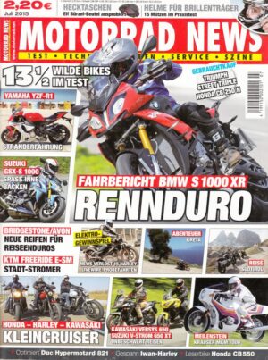 MOTORRAD NEWS 7/2015 – BMW S 1000 XR; Maxitest Suzuki GSX-S1000