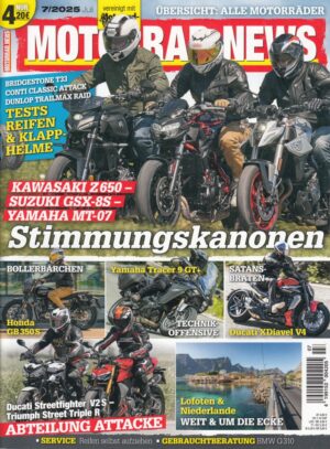 MOTORRAD NEWS 7/2025 – Ducati Streetfighter V2 S vs. Triumph Street Triple R