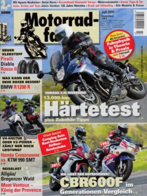 Motorradfahrer Juli 2011 + Intensiv-Test und Zubehör-Tipps: Yamaha XJ6 Diversion
