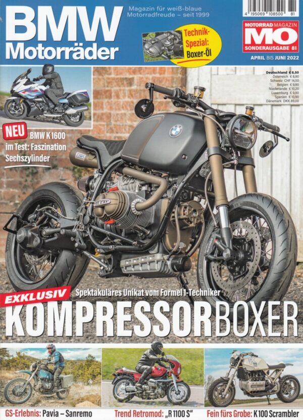 081 MO BMW Motorräder – K 1600 GT, CE 04, R 1100/1150 RS – Sonderausgabe 81