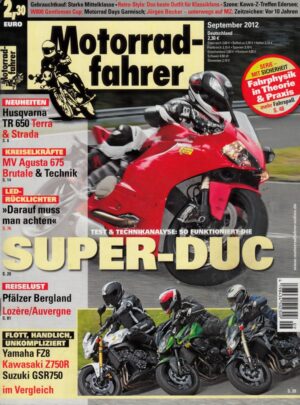 09 Motorradfahrer September 2012 + Test & Technik Ducati 1199 Panigale
