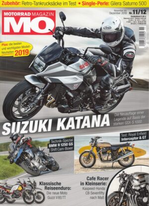 MO 11/12 2018 – Suzuki Katana, BMW R 1250 GS