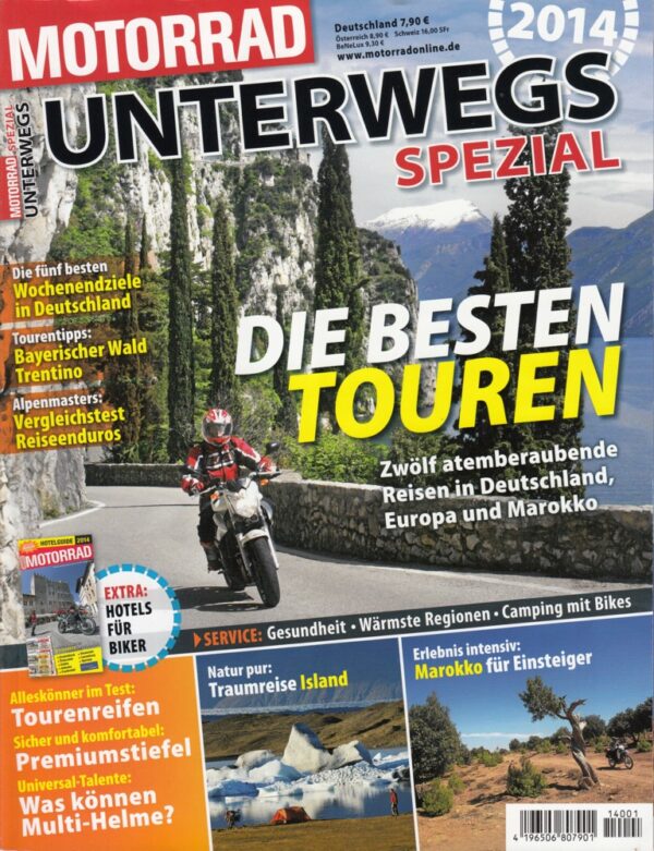 MOTORRAD unterwegs 2014 – die besten Touren in Deutschland, Europa, Marokko