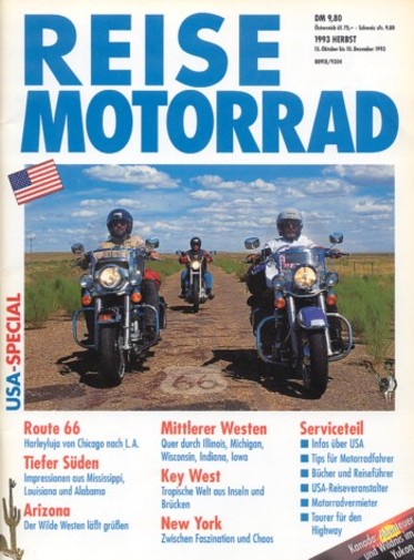 Herbst Reise Motorrad USA-Special Herbst 1993 – von Route 66 bis New York