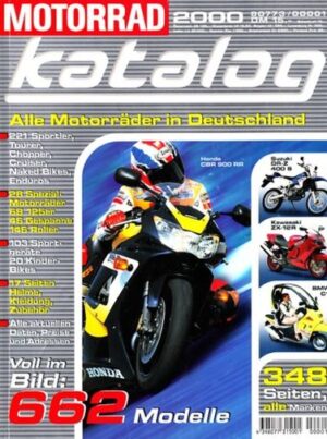 Katalog MOTORRAD-Katalog 2000 – 662 Modelle, alle Motorräder in Deutschland, 348 Seiten