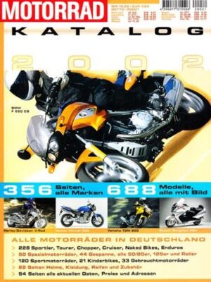 Katalog MOTORRAD-Katalog 2002 – 688 Modelle mit Bild, 356 Seiten