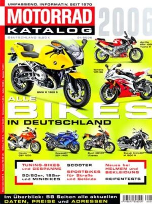 Katalog MOTORRAD-Katalog 2006 – alle Bikes in Deutschland, Ausgabe Nr. 37