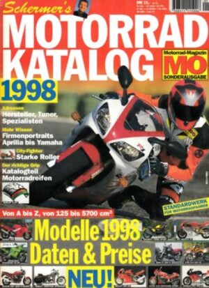 MO Schermer's MOTORRAD KALALOG 1998 + Daten & Preise
