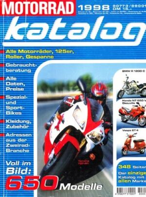Katalog MOTORRAD-Katalog 1998 – alle Marken mit Bildern, Preisen und Daten, 348 Seiten