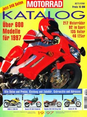 Katalog MOTORRAD-Katalog 1997 – über 600 Modelle, Daten und Preise, 348 Seiten