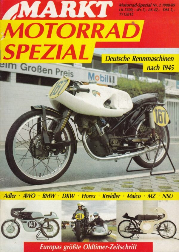 Markt Motorrad Spezial Nr. 2 – Deutsche Rennmaschinen nach 1945
