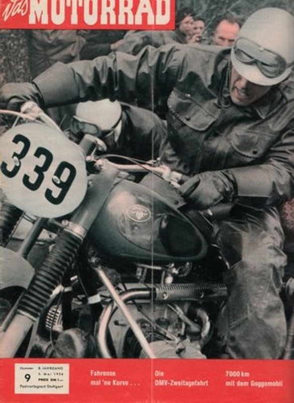 das MOTORRAD 9/1956 – Moto Guzzi V8, Goggomobil