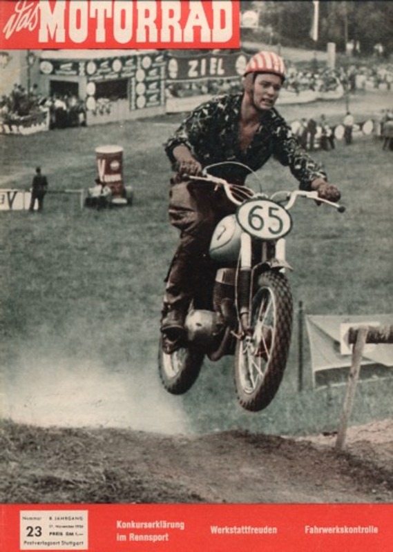 Titelbild: das MOTORRAD 23/1956 – Basteleien an Maico-Motoren