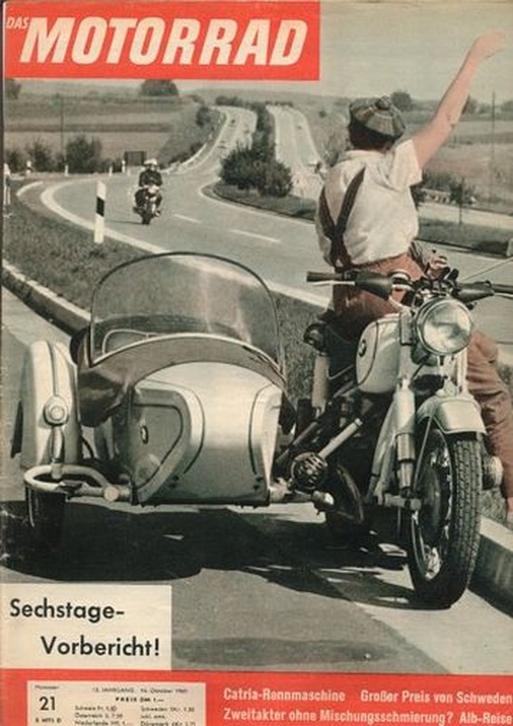 das MOTORRAD 21/1961 – Catria 250 Rennmaschine