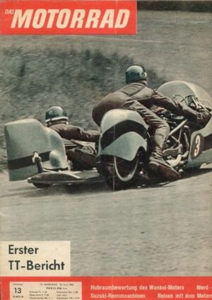 das MOTORRAD 13/1962 – Suzuki-Rennmaschinen
