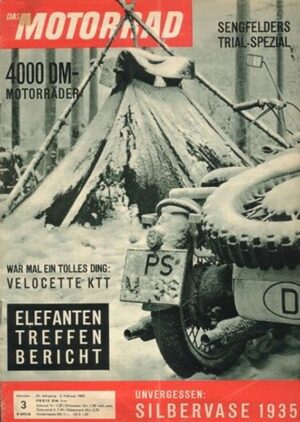 das MOTORRAD 3/1963 – Velocette KTT