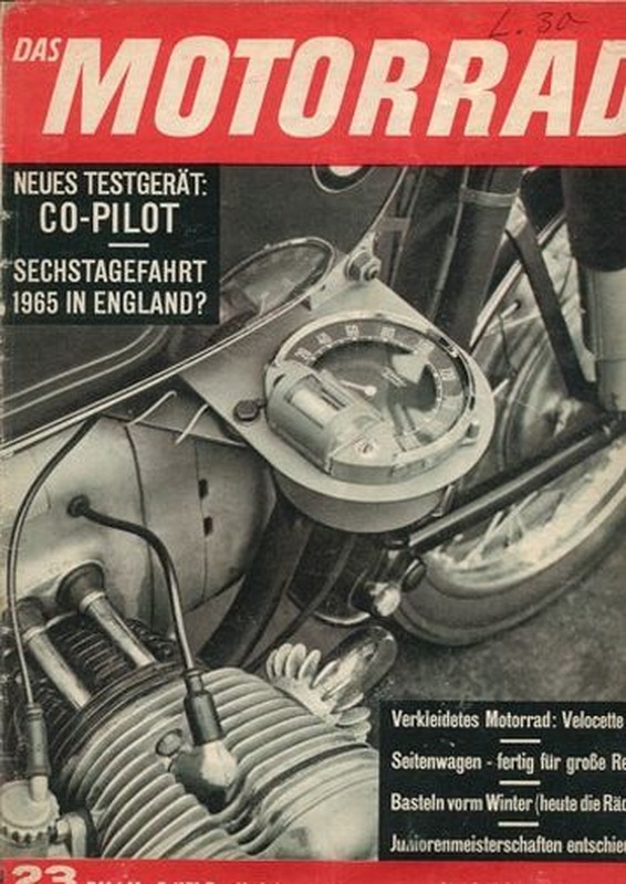 das MOTORRAD 23/1964 – Velocette LE